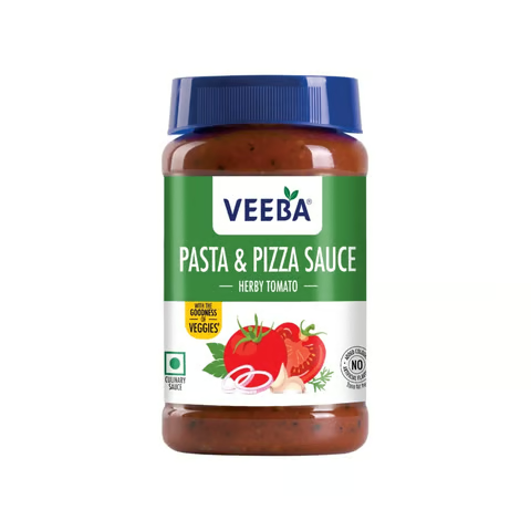 Veeba Herby Tomato Pizza & Pasta Sauce 525 g